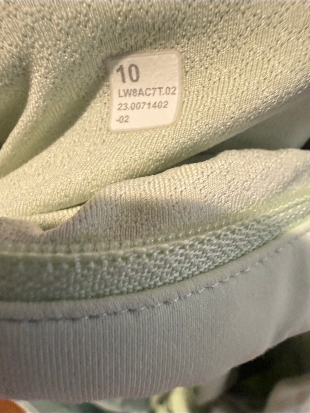 lululemon athletica Light Green pace rival skirt - size 10 - Picture 3 of 4